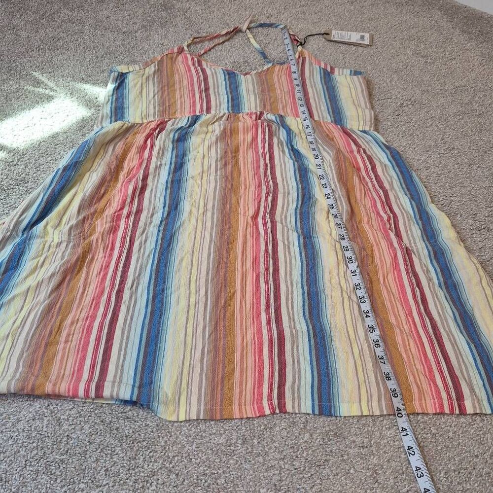 Prana Multicolor Striped Midi Dress - Picture 8 of 9